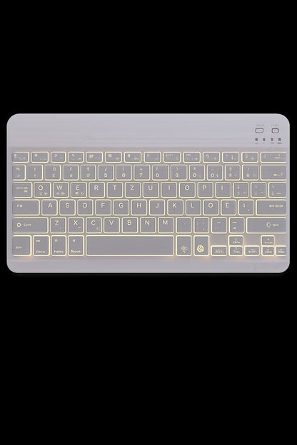 Mini RGB Bluetooth Keyboard – Compatible with Mobile, Smart TV, Tablet & Laptop