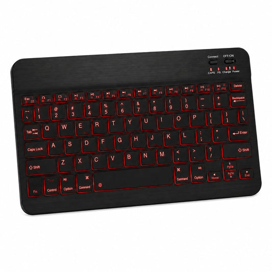 Mini RGB Bluetooth Keyboard – Compatible with Mobile, Smart TV, Tablet & Laptop